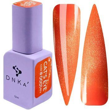 Гель лак магнітний DNKa' Color Gel Polish Cat's Eye #0001 80's на 7 мл - для манікюру та педикюру 005782 фото