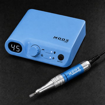 Фрезер Мокс X100 на 70W - 45000 об/мин (синий/sky blue) для маникюра и педикюра 000496 фото