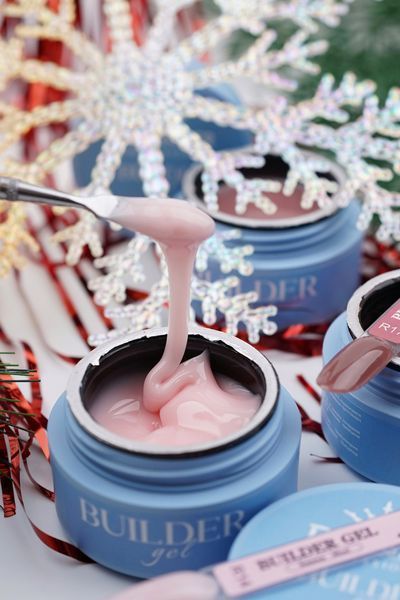 Моделирующий гель Builder Gel Дизайнер (Elegant ballerina R14, 30 мл) для наращивания и укрепления ногтей 008439 фото