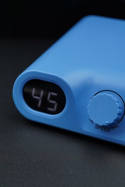 Фрезер Мокс X100 на 70W - 45000 об/мин (синий/sky blue) для маникюра и педикюра 000496 фото