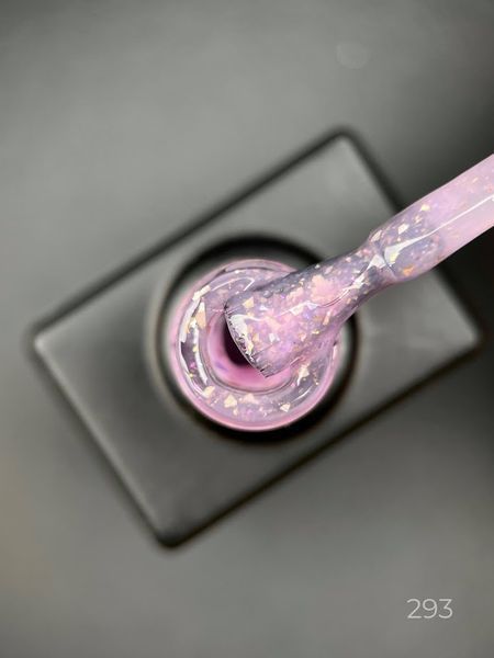 Молочна база для нігтів Дизайнер Potal yogurt base з поталлю №293, 9 мл 004861 фото