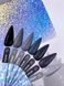 Набор 6в1 для маникюра: LunaMoon Rubber base (13мл) + Top Non Wipe (13мл) + Nail fresher (15мл) + гель лак (2шт по 8мл) + пилка 007247 фото 3