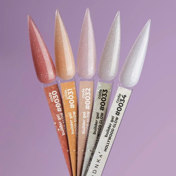 Моделирующий гель DNKa' Builder Gel #0033 HOLLYWOOD GLOW на 15 мл для укрепления ногтей 002170 фото