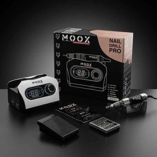 Фрезер Мокс X777 на 70W - 50000 об/хв (білий/white) для зняття матеріалу та обробки кутикули 000574 фото