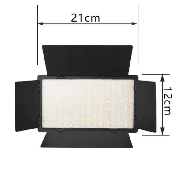 Лампа видеосветло LED-U600+ Pro 80W (21*12 см), на штативе, для освещения при фото и видеосъемке 001249 фото