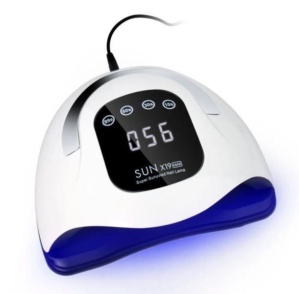 Лампа Sun X19 Max UV/LED 320W (белая) для гель-лака и маникюра 000230 фото
