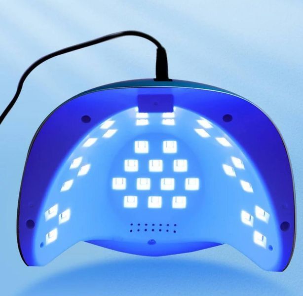 Лампа SUN S16 Chrom UV/LED 168W (розовая с золотом) для сушки ногтей, гель-лака 000227 фото