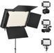 Лампа видеосветло LED-U600+ Pro 80W (21*12 см), на штативе, для освещения при фото и видеосъемке 001249 фото 2