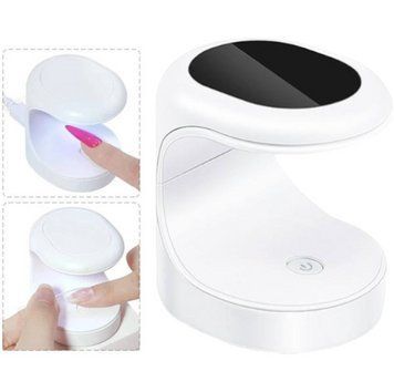 Лампа мини LED 16W (чёрная) для сушки ногтей гель-лака на USB 000066 фото