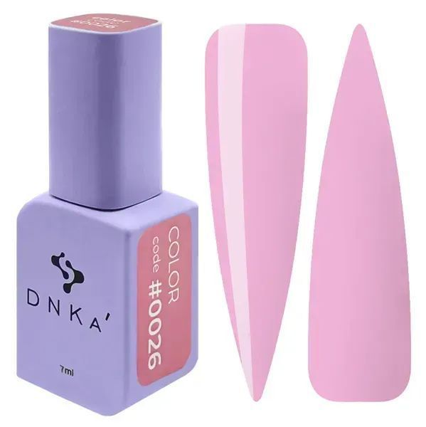 Кольоровий гель-лак DNKa' Gel Polish #0026 на 7 мл &mdash; для манікюру та педикюру 001488 фото