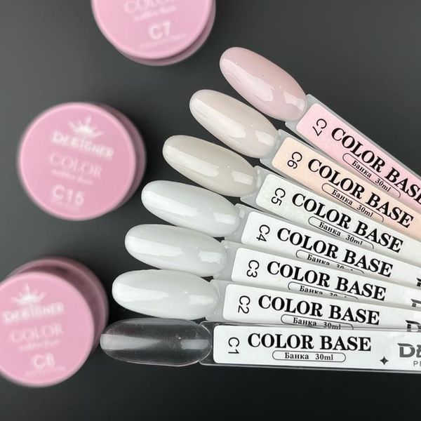 Палитра для демонстрации камуфлирующих цветных баз Color Base Дизайнер 30 мл 004995 фото