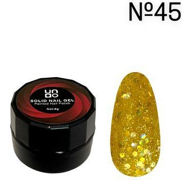 Твердий гель-лак UNO Solid Nail Gel для покриття та дизайну нігтів, 8 г №45 005721 фото