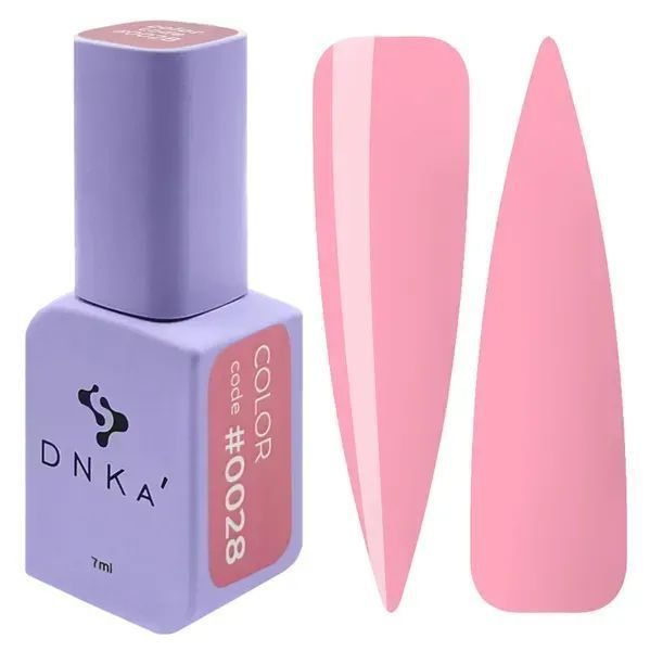 Кольоровий гель-лак DNKa' Gel Polish #0028 на 7 мл &mdash; для манікюру та педикюру 001498 фото