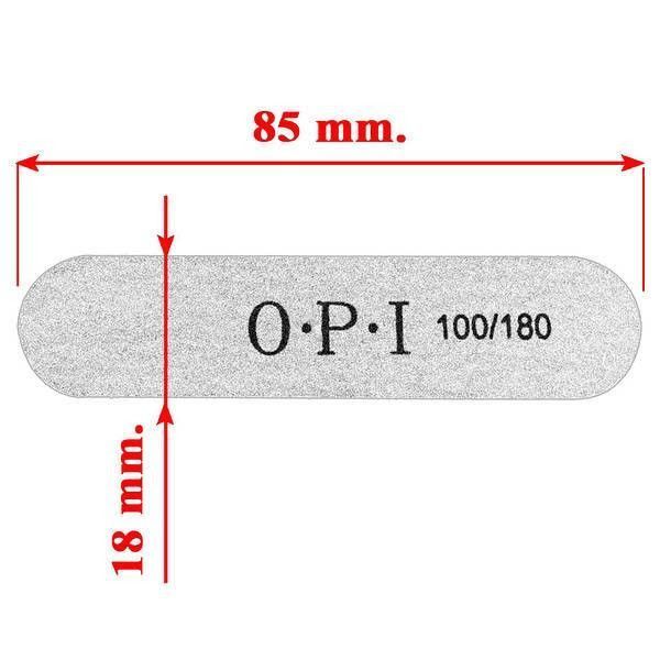 Двусторонняя мини пилочка OPI 80/80 грит для искусственных ногтей 006848 фото