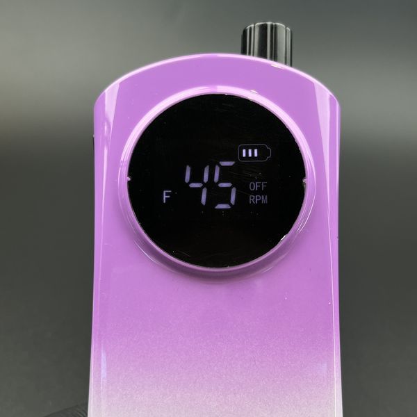 Фрезер Мокс IX10 на 35W &ndash; 45000 об/мин (gradient purple) на аккумуляторе 2000mAh для маникюра и педикюра 006738 фото