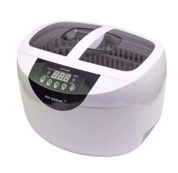 Ультразвукова ванна-мийка біла VGT-6250 на 65W - 2500 мл для чистки та стерилізації манікюрних і косметологічних інструментів 000803 фото