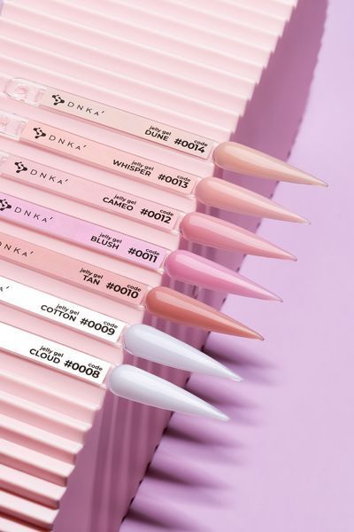 Моделирующий гель-желе DNKa&rsquo; Jelly Gel #0009 Cotton на 15 мл для укрепления, наращивания ногтей 002134 фото