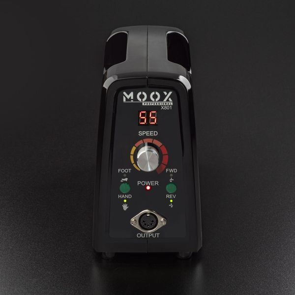 Фрезер Мокс X801 на 80W - 55000 об/хв (чорний/black) для манікюру та педикюру 000588 фото
