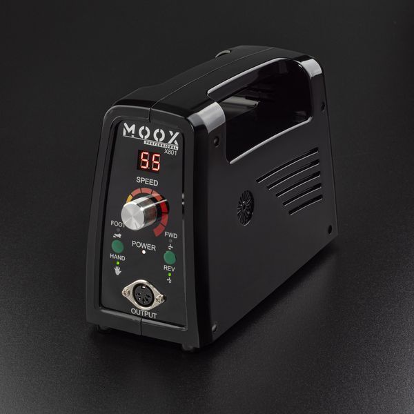 Фрезер Мокс X801 на 80W - 55000 об/хв (чорний/black) для манікюру та педикюру 000588 фото
