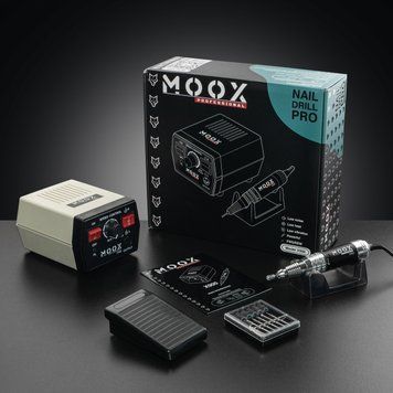 Фрезер Мокс X900 на 80W &ndash; 55000 об/мин (серый) для снятия материала и обработки кутикулы 000611 фото