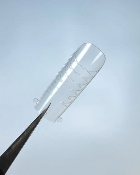 Верхні форми LunaMoon Short Arched Square (120 шт/уп) для нарощування нігтів 000115 фото