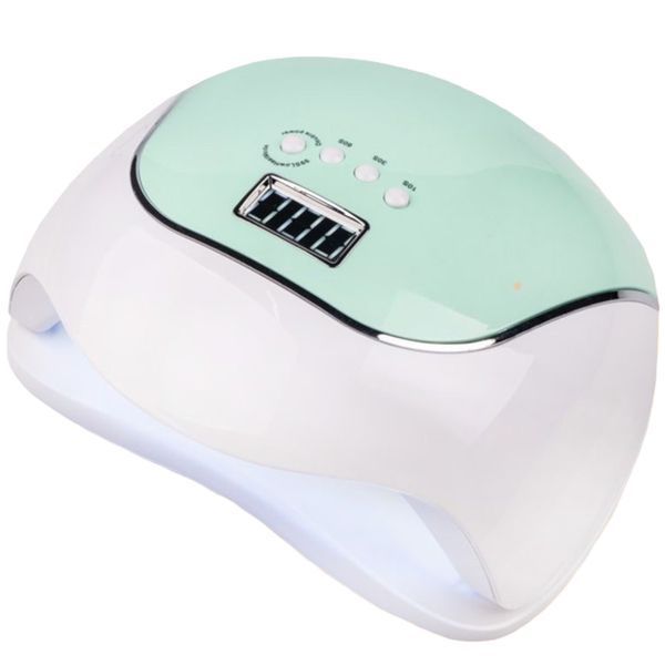 Лампа гібрид SUN BQ-V5 UV/LED 120W (бірюзова) для сушіння нігтів, гель-лаку 000073 фото