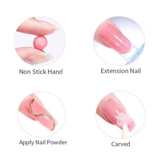 Твердый гель Solid hand gel Дизайнер (H1, 15 мл) для объемного дизайна и наращивания ногтей 008536 фото