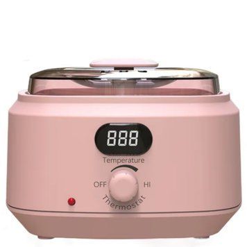 Баночний воскоплав Pro Wax 200 A 120W 450 мл (рожевий) для воску, депіляції 001031 фото