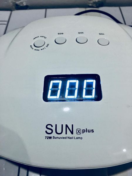 Лампа SUN X Plus UV/LED 72W (біла) для сушіння нігтів, гель-лаку 000074 фото