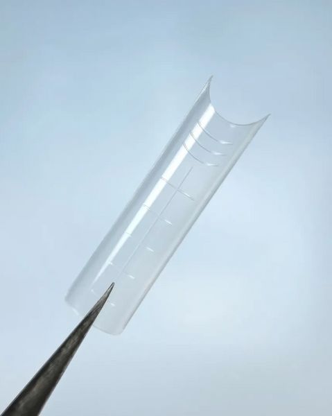 Верхние формы LunaMoon Skeleton Arched Square (120 шт/уп) для наращивания ногтей 000116 фото