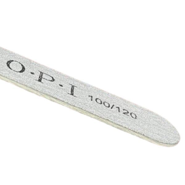 Двусторонняя мини пилочка OPI 100/100 грит для искусственных ногтей опил формы, выравнивание неровностей 006851 фото