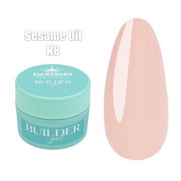 Моделирующий гель Builder Gel Дизайнер (Sesame oil R8, 55 мл) для наращивания и укрепления ногтей 008454 фото