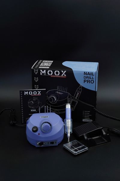Фрезер Мокс X500 на 65W - 45000 об/хв (фіолетовий/purple) для манікюру та педикюру 000557 фото