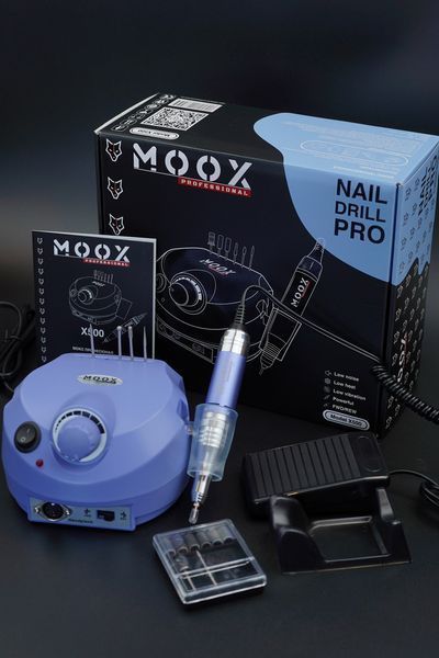 Фрезер Мокс X500 на 65W - 45000 об/хв (фіолетовий/purple) для манікюру та педикюру 000557 фото