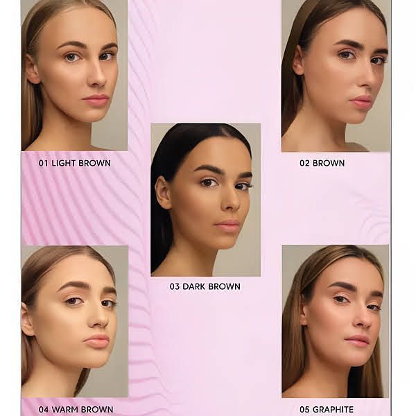 Краска Zola Eyebrow Tint 02 Warm brown (Тепло-коричневый), 15 мл для бровей 002920 фото