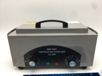 Сухожарова шафа сіра CH-360T на 300W для стерилізації манікюрних і косметологічних інструментів 000794 фото