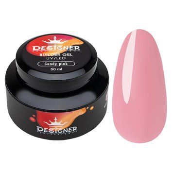 Моделирующий гель Strong Builder Gel Дизайнер (Candy pink B04, 50 мл) для наращивания и укрепления ногтей 008199 фото