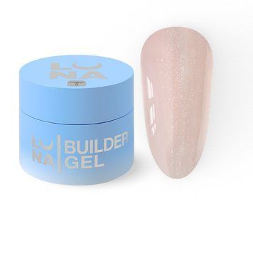 Гель шимер LUNAMoon Shimmer Gel №2 на 30 мл для зміцнення, вирівнювання та нарощування нігтів 001971 фото