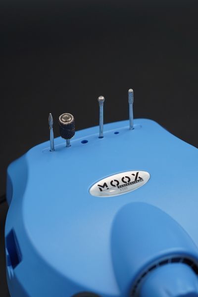 Фрезер Мокс X500 на 65W - 45000 об/хв (синій/sky blue) для манікюру та педикюру 000558 фото