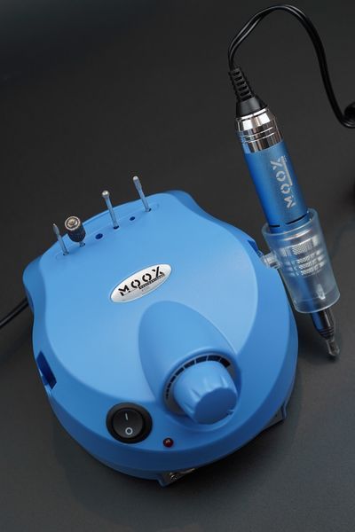 Фрезер Мокс X500 на 65W - 45000 об/хв (синій/sky blue) для манікюру та педикюру 000558 фото