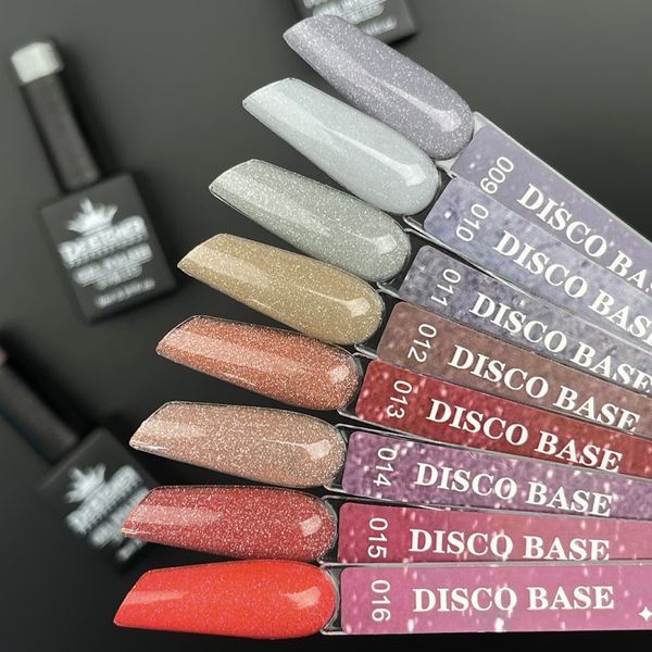База для гель-лаку Disco color base Дизайнер світловідбивна №8 сіро-лавандова 9 мл 004746 фото