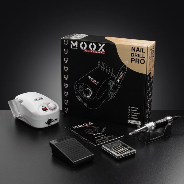 Фрезер Мокс X102 на 65W - 45000 об/хв (білий/white) для манікюру та педикюру 000505 фото