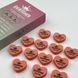 Помаранчевий двосторонній міні баф Nail Buff Heart Mini Дизайнер "серце" 100/180 грит для шліфування нігтьової пластини 007355 фото 3
