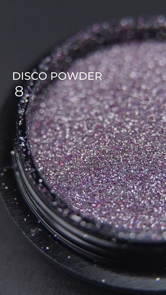 Светоотражающая втирка Розовый №8 (пигмент) Disco powder Дизайнер для дизайна ногтей 004233 фото