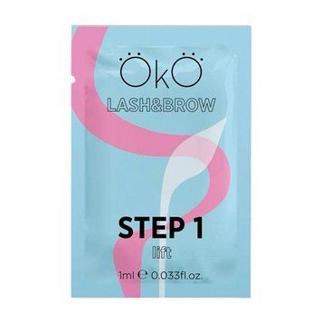 Состав OKO Step 1 Lift саше (1 мл) для ламинирования бровей и ресниц 003036 фото