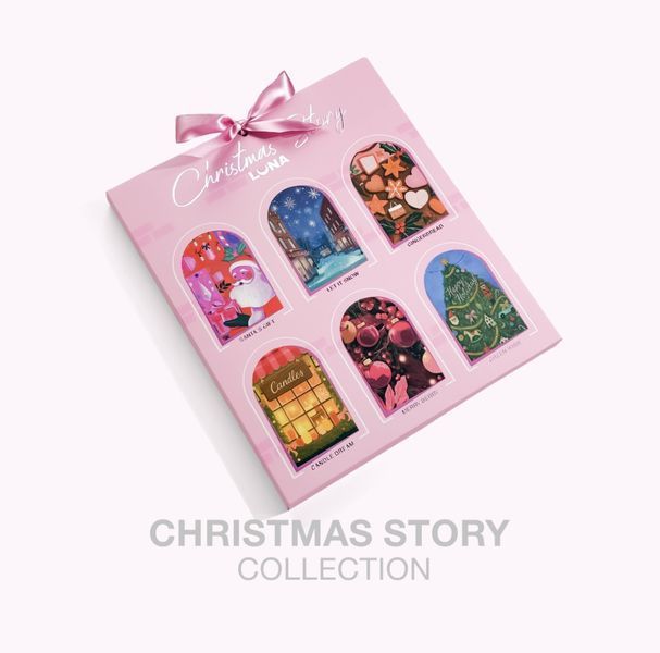 Набір гель лаків LunaMoon Christmas Store (6шт по 8 мл) для манікюру та педикюру 003136 фото