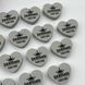 Сірий двосторонній міні баф Nail Buff Heart Mini Дизайнер "серце" 100/180 грит для шліфування нігтьової пластини 007356 фото 3