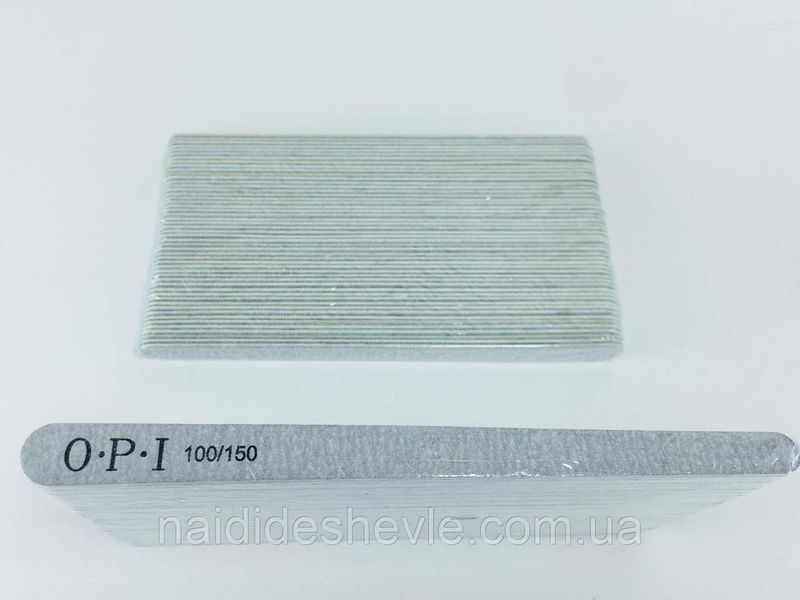 Пилочка OPI тонкая, овальная "Капля" 180/240 грит для придания формы, подготовки ногтей к покрытию 006914 фото