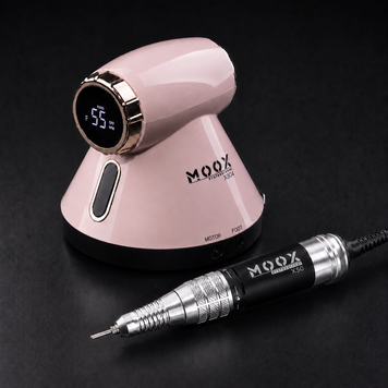 Фрезер Мокс X804 на 80W - 55000 об/хв (рожевий/pink) для зняття матеріалу та обробки кутикули 000590 фото