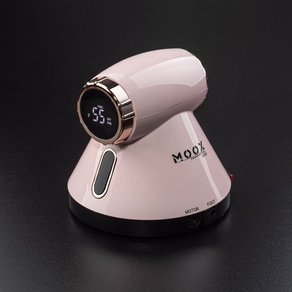 Фрезер Мокс X804 на 80W - 55000 об/хв (рожевий/pink) для зняття матеріалу та обробки кутикули 000590 фото